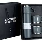 Termo de Acero Inoxidable de Alta Gama con Set de 3 Vasos
