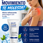ClearZal Pain Relieving Gel | Crioterapia Refrescante Topical | Con Boswellia, Glucosamina e Ilex | Para Músculos y Articulaciones | 30 ml