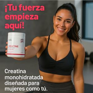Creatina Solo para Ellas - Potencia tus Gluteos y Piernas.