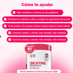 Creatina Solo para Ellas - Potencia tus Gluteos y Piernas.