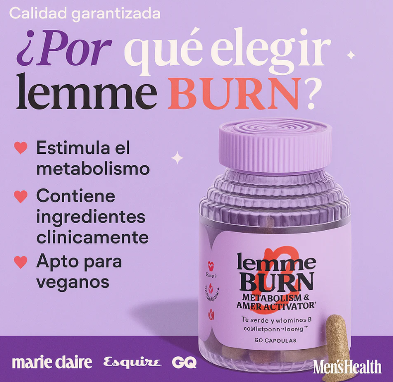 Lemme Burn - Quemador de grasa - Despierta tu AMPK natural y dile adiós a la grasa abdominal
