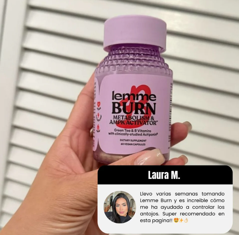 Lemme Burn - Quemador de grasa - Despierta tu AMPK natural y dile adiós a la grasa abdominal