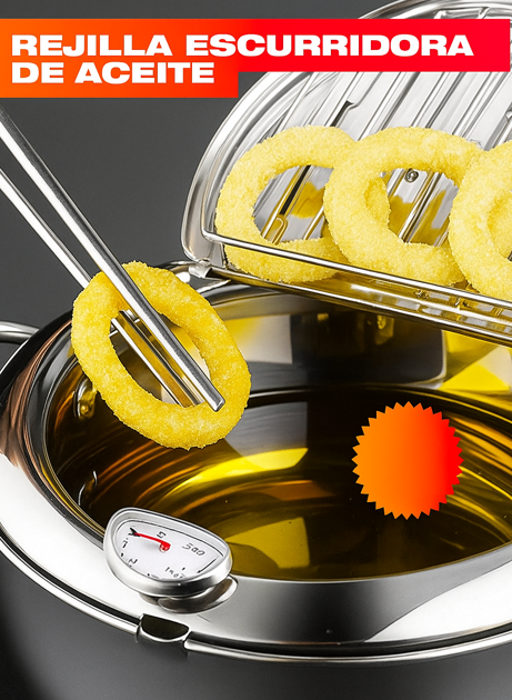 Freidora Japonesa - Nueva en Colombia - la Freidora japonesa con termómetro que todos quieren probar.