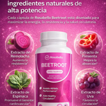 Mejor Circulación y Presión Arterial - Beetroot - Campsulas concentradas de Remolacha en polvo