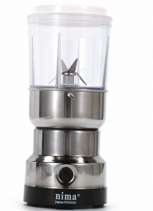 Licuadora & Trituradora Eléctrica 2 en 1 – Café, Especias y Frutos Secos al Instante