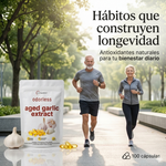 Cuida tu corazón todos los días sin oler a ajo - Cápsulas de Ajo Concentrado Sin Olor | 7500mg | 100 Cápsulas