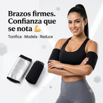 Faja Reductora de Brazos Efecto Sauna | Modelador con Compresión Térmica | Reduce y Tonifica la Zona Flácida | Par Incluido