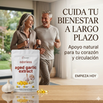 Cuida tu corazón todos los días sin oler a ajo - Cápsulas de Ajo Concentrado Sin Olor | 7500mg | 100 Cápsulas