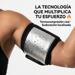Faja Reductora de Brazos Efecto Sauna | Modelador con Compresión Térmica | Reduce y Tonifica la Zona Flácida | Par Incluido