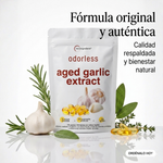 Cuida tu corazón todos los días sin oler a ajo - Cápsulas de Ajo Concentrado Sin Olor | 7500mg | 100 Cápsulas
