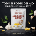 Cuida tu corazón todos los días sin oler a ajo - Cápsulas de Ajo Concentrado Sin Olor | 7500mg | 100 Cápsulas