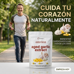 Cuida tu corazón todos los días sin oler a ajo - Cápsulas de Ajo Concentrado Sin Olor | 7500mg | 100 Cápsulas