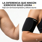 Faja Reductora de Brazos Efecto Sauna | Modelador con Compresión Térmica | Reduce y Tonifica la Zona Flácida | Par Incluido