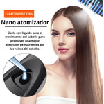 Cepillo Masajeador Capilar Eléctrico con Vapor  - Estimula Crecimiento | Luz Roja y Azul | Recargable | Hombres y Mujeres | Fototerapia + Vibración 10,000rpm |