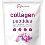 Colágeno Hidrolizado con Multipeptidos 8 en 1 – Piel Firme, Cabello Fuerte y Belleza Diaria desde Adentro (1 LB)