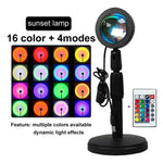 Lámpara Sunset RGB 16 Colores — Convierte Tu Habitación en un Espacio de Fotos Perfecto