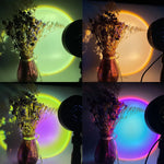 Lámpara Sunset RGB 16 Colores — Convierte Tu Habitación en un Espacio de Fotos Perfecto