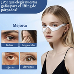 Gafas Terapia Luz Roja & Microcorriente EMS – Reduce Ojeras, Bolsas y Fatiga Ocular