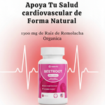 Mejor Circulación y Presión Arterial - Beetroot - Campsulas concentradas de Remolacha en polvo