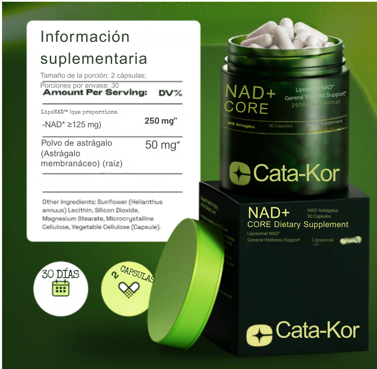 Tratamiento de Rejuvenecimiento Cata - Kor NAD