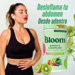 Bloom Greens – Jugo Verde en Polvo para Abdomen Plano y Menos Hinchazón