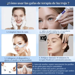 Gafas Terapia Luz Roja & Microcorriente EMS – Reduce Ojeras, Bolsas y Fatiga Ocular