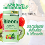 Bloom Greens – Jugo Verde en Polvo para Abdomen Plano y Menos Hinchazón
