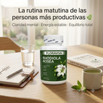 Rhodiola Rosea Floraviva | Adaptógeno Natural para Estrés, Ansiedad y Fatiga Mental | Energía Sostenida + Claridad Mental | 60 Cápsulas