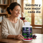 Fórmula de Juventud Diaria – Resveratrol (extracto de uva)  X 100 Cápsulas