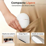 Mini Cepillo Alisador Recargable Inalámbrico | Calor Rápido 3 Temperaturas | Portátil para Viaje y Cartera | Sin Cables
