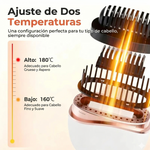 Mini Cepillo Alisador Recargable Inalámbrico | Calor Rápido 3 Temperaturas | Portátil para Viaje y Cartera | Sin Cables