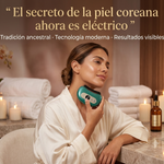 Masajeador Eléctrico Gua Sha con Calor y Vibración | Esculpe el Rostro y Drena el Cuerpo | 9 Niveles + Terapia de Calor y Luz Roja | Recargable USB
