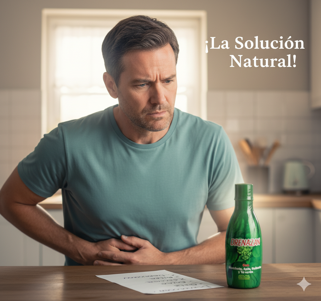 Drenazan 500 ML fórmula herbal que limpia, drena y revitaliza tu organismo.