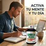 Energía y Vitalidad Diaria – Ginkgo Biloba  x100 Softgels