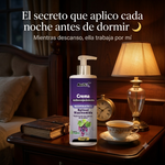Crema Antiedad Premium con Resveratrol + Retinol + Niacinamida | Triple Activo Concentrado | Reafirma, Suaviza Arrugas y Devuelve la Luminosidad | 120g