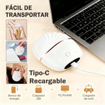 Mini Cepillo Alisador Recargable Inalámbrico | Calor Rápido 3 Temperaturas | Portátil para Viaje y Cartera | Sin Cables