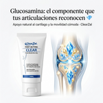 ClearZal Pain Relieving Gel | Crioterapia Refrescante Topical | Con Boswellia, Glucosamina e Ilex | Para Músculos y Articulaciones | 30 ml