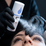 Nanomister Vaporizador Facial Ultrasónico | Sella Extensiones de Pestañas al Instante | Fija el Maquillaje | Hidratación sin Alterar nada | Skincare Profesional | USB | 20ml