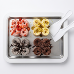 Tabla Mágica para Helado Enrollado en Casa + 2 Espátulas | Acero Inoxidable | Sin Electricidad