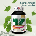 Energía y Vitalidad Diaria – Ginkgo Biloba  x100 Softgels