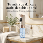 Removedor Hidrofacial con Microburbujas y Succión | Extrae Puntos Negros, Impurezas y Grasa | 3 Modos + 6 Cabezales Intercambiables | Carga USB