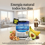 Mejora el Sueño - Reduce el Estres - Magnesio 8 en 1 Toplux 90 CAPSULAS. Duerme mejor. Entrena mejor. Vive mejor.