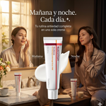 Crema Antiedad Coreana Madeca Time Reverse | Reafirma, Hidrata y Suaviza Arrugas | Centella Asiática + Colágeno + Ácido Hialurónico | 50ml