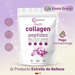 Colágeno Hidrolizado con Multipeptidos 8 en 1 – Piel Firme, Cabello Fuerte y Belleza Diaria desde Adentro (1 LB)
