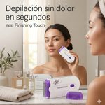 Depiladora Eléctrica Yes Finishing Touch – Precisión Suave para Cara y Cuerpo