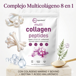 Colágeno Hidrolizado con Multipeptidos 8 en 1 – Piel Firme, Cabello Fuerte y Belleza Diaria desde Adentro (1 LB)