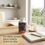 Fórmula de Juventud Diaria – Resveratrol (extracto de uva)  X 100 Cápsulas