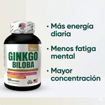 Energía y Vitalidad Diaria – Ginkgo Biloba  x100 Softgels