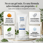ClearZal Pain Relieving Gel | Crioterapia Refrescante Topical | Con Boswellia, Glucosamina e Ilex | Para Músculos y Articulaciones | 30 ml