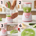Máquina para Hacer Mascarillas Faciales Caseras | Mezcla Frutas y Verduras Naturales | Mascarilla Gelatinosa Lista en 5 Minutos | Kit Completo con Molde Facial.